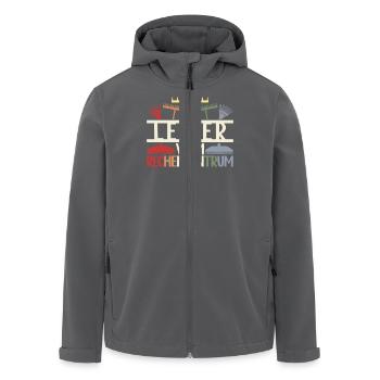 Leiter Vom Rechenzentrum Hobbygärtner Geschenk - Recycelte Männer Softshell-Jacke von Stanley/Stella - Anthrazit - Vorne - AI Model Male 185 light (185cm)