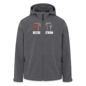 Rechenzentrum Gärtner Hobbygärtner Geschenk - Recycelte Männer Softshell-Jacke von Stanley/Stella - Anthrazit - Vorne - AI Model Male 185 light (185cm)