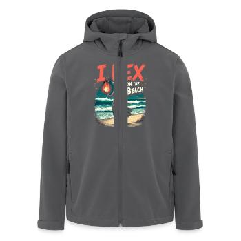 Sommer Hexen Beach Hexe Ästhetische Sonnenmagie - Recycelte Männer Softshell-Jacke von Stanley/Stella - Anthrazit - Vorne - AI Model Male 185 light (185cm)