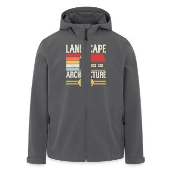 Architekt - Recycelte Männer Softshell-Jacke von Stanley/Stella - Anthrazit - Vorne - AI Model Male 185 light (185cm)