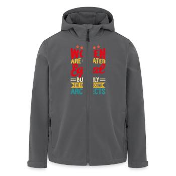 Architekt - Recycelte Männer Softshell-Jacke von Stanley/Stella - Anthrazit - Vorne - AI Model Male 185 light (185cm)