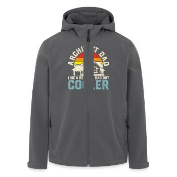 Architekt - Recycelte Männer Softshell-Jacke von Stanley/Stella - Anthrazit - Vorne - AI Model Male 185 light (185cm)