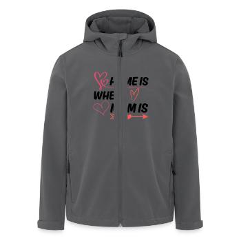 Mama Muttertag Geschenk Mutter Spruch - Recycelte Männer Softshell-Jacke von Stanley/Stella - Anthrazit - Vorne - AI Model Male 185 light (185cm)