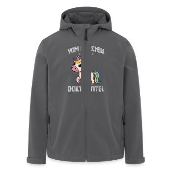 Doktorarbeit VOM MÄRCHEN ZUM DOKTORTITEL Lustig - Recycelte Männer Softshell-Jacke von Stanley/Stella - Anthrazit - Vorne - AI Model Male 185 light (185cm)