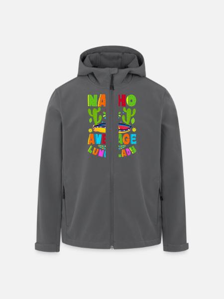 Nacho Average Lunch Lady - Recycelte Männer Softshell-Jacke von Stanley/Stella - Anthrazit