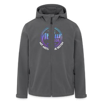 ABITUR 2025 MIT ABSTAND DIE BESTEN Lustiges - Recycelte Männer Softshell-Jacke von Stanley/Stella - Anthrazit - Vorne - AI Model Male 185 light (185cm)