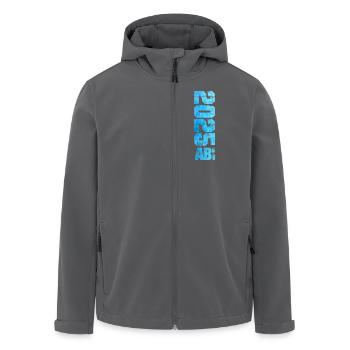 ABI 2025 Abitur Abschluss Lustiges Abiturienten - Recycelte Männer Softshell-Jacke von Stanley/Stella - Anthrazit - Vorne - AI Model Male 185 light (185cm)