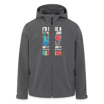Ich Würde Einen Chemie Witz Machen Aber Habe - Recycelte Männer Softshell-Jacke von Stanley/Stella - Anthrazit - Vorne - AI Model Male 185 light (185cm)
