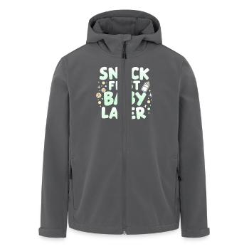 Schwangerschafts Verlangen Lustige - Recycelte Männer Softshell-Jacke von Stanley/Stella - Anthrazit - Vorne - AI Model Male 185 light (185cm)