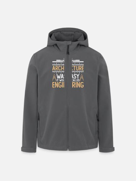 Architekt - Recycelte Männer Softshell-Jacke von Stanley/Stella - Anthrazit