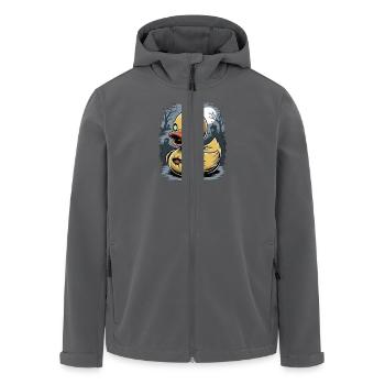 Zombie gummiente - Recycelte Männer Softshell-Jacke von Stanley/Stella - Anthrazit - Vorne - AI Model Male 185 light (185cm)