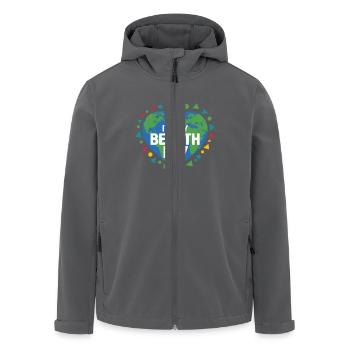 Umweltschutz Geburtstag Spruch - Recycelte Männer Softshell-Jacke von Stanley/Stella - Anthrazit - Vorne - AI Model Male 185 light (185cm)