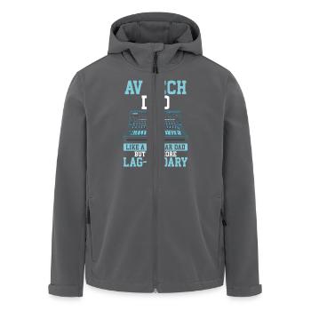 AV-Technik AV-Techniker Audiovisueller Techniker - Recycelte Männer Softshell-Jacke von Stanley/Stella - Anthrazit - Vorne - AI Model Male 185 light (185cm)