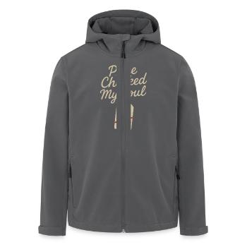 Der Wettbewerbsfähige Lebensmittelkäufer Fast Cart - Recycelte Männer Softshell-Jacke von Stanley/Stella - Anthrazit - Vorne - AI Model Male 185 light (185cm)