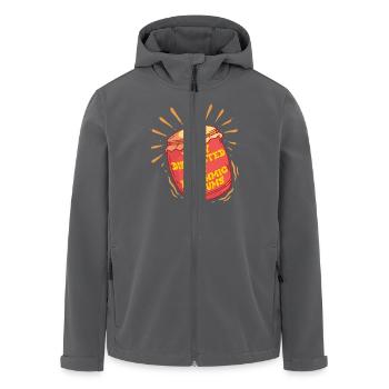 Drachenboot Drachenbootrennen Rhytmic Drums - Recycelte Männer Softshell-Jacke von Stanley/Stella - Anthrazit - Vorne - AI Model Male 185 light (185cm)