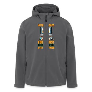 Statistician Without Data You're Just Data Analyst - Recycelte Männer Softshell-Jacke von Stanley/Stella - Anthrazit - Vorne - AI Model Male 185 light (185cm)