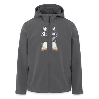 Zum Ersten Mal Fliegen Travel Memory Sky - Recycelte Männer Softshell-Jacke von Stanley/Stella - Anthrazit - Vorne - AI Model Male 185 light (185cm)
