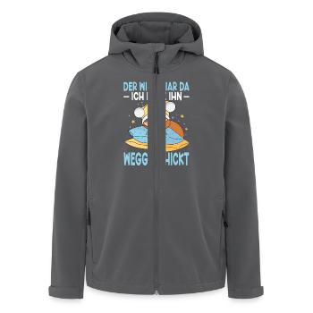 Faultier Schlafshirt Pyjama Der Wille War Da Ich - Recycelte Männer Softshell-Jacke von Stanley/Stella - Anthrazit - Vorne - AI Model Male 185 light (185cm)