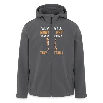 Warum Ein Normales Haustier Haben, Wenn Sie Eine - Recycelte Männer Softshell-Jacke von Stanley/Stella - Anthrazit - Vorne - AI Model Male 185 light (185cm)