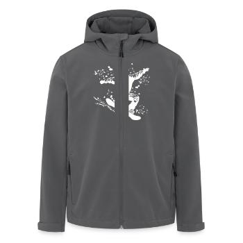 Snowboarder Snowboarding Snowboard - Recycelte Männer Softshell-Jacke von Stanley/Stella - Anthrazit - Vorne - AI Model Male 185 light (185cm)