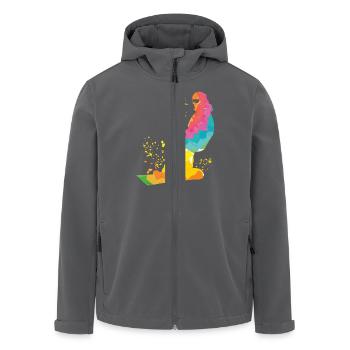 Snowboarder Snowboarding Snowboard - Recycelte Männer Softshell-Jacke von Stanley/Stella - Anthrazit - Vorne - AI Model Male 185 light (185cm)