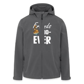 Friends Pho-Ever Ramen Liebhaber Design - Recycelte Männer Softshell-Jacke von Stanley/Stella - Anthrazit - Vorne - AI Model Male 185 light (185cm)