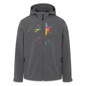 Snowboarder Snowboarding Snowboard - Recycelte Männer Softshell-Jacke von Stanley/Stella - Anthrazit - Vorne - AI Model Male 185 light (185cm)