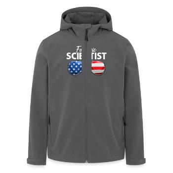 Forensic Scientist USA Sonnenbrille Lustige Forensik - Recycelte Männer Softshell-Jacke von Stanley/Stella - Anthrazit - Vorne - AI Model Male 185 light (185cm)