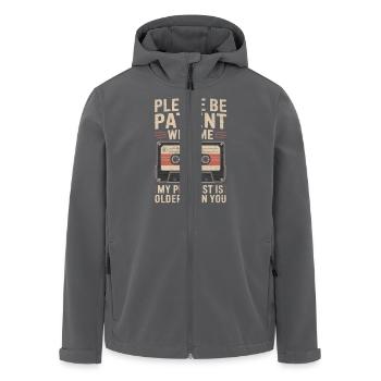 Be patient playlist - Recycelte Männer Softshell-Jacke von Stanley/Stella - Anthrazit - Vorne - AI Model Male 185 light (185cm)