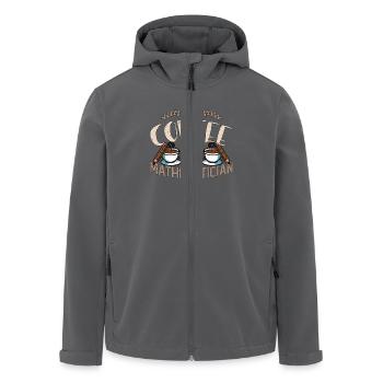 Mathematician No Coffee No Math Tutor Coffee Lover - Recycelte Männer Softshell-Jacke von Stanley/Stella - Anthrazit - Vorne - AI Model Male 185 light (185cm)