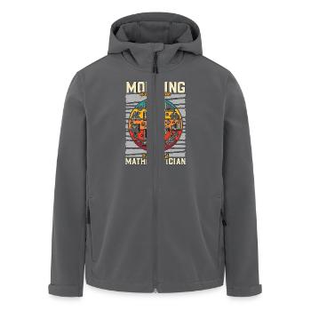 Mathematician Morning Is Not My Time Math Tutor - Recycelte Männer Softshell-Jacke von Stanley/Stella - Anthrazit - Vorne - AI Model Male 185 light (185cm)