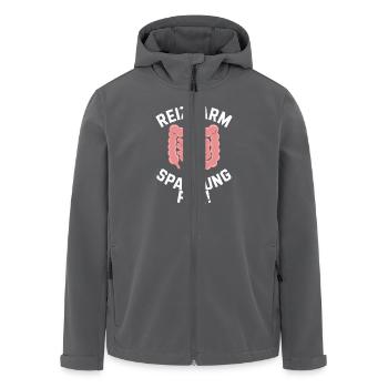 Reizdarm Spannung Pur Humor Verdauung - Recycelte Männer Softshell-Jacke von Stanley/Stella - Anthrazit - Vorne - AI Model Male 185 light (185cm)