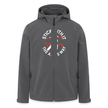 Escrima Kampfsport The Arnis Way - Recycelte Männer Softshell-Jacke von Stanley/Stella - Anthrazit - Vorne - AI Model Male 185 light (185cm)