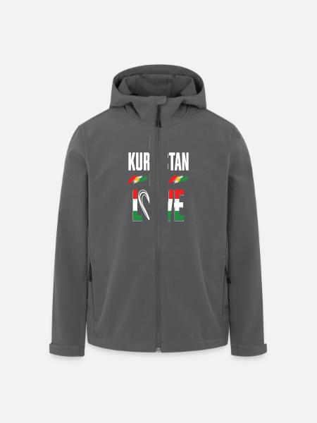 Kurdistan Kurde Kurden - Recycelte Männer Softshell-Jacke von Stanley/Stella - Anthrazit
