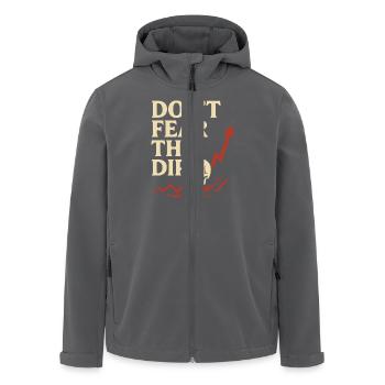 Fürchte Nicht Den Dip Börsenhändler - Recycelte Männer Softshell-Jacke von Stanley/Stella - Anthrazit - Vorne - AI Model Male 185 light (185cm)