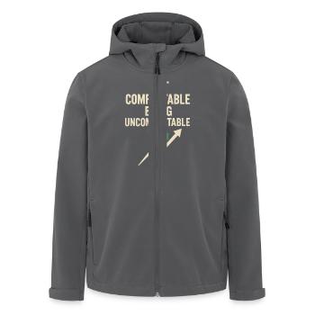 Aktienhändler Trading Mindset - Fühle Dich Wohl - Recycelte Männer Softshell-Jacke von Stanley/Stella - Anthrazit - Vorne - AI Model Male 185 light (185cm)