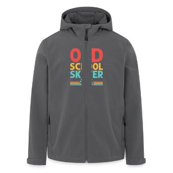 Oldschool Skater Skating Roller Derby - Recycelte Männer Softshell-Jacke von Stanley/Stella - Anthrazit - Vorne - AI Model Male 185 light (185cm)