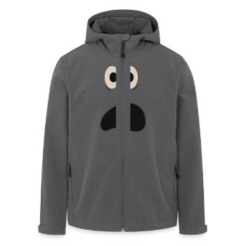 ach du Scheiße - Recycelte Männer Softshell-Jacke von Stanley/Stella - Anthrazit - Vorne - AI Model Male 185 light (185cm)