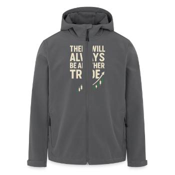 Es Wird Immer Einen Anderen Trade Geben - Trading - Recycelte Männer Softshell-Jacke von Stanley/Stella - Anthrazit - Vorne - AI Model Male 185 light (185cm)