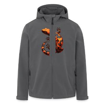 Salamanders Salamander - Recycelte Männer Softshell-Jacke von Stanley/Stella - Anthrazit - Vorne - AI Model Male 185 light (185cm)
