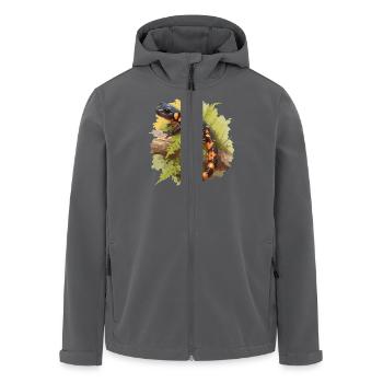 Salamanders Salamander - Recycelte Männer Softshell-Jacke von Stanley/Stella - Anthrazit - Vorne - AI Model Male 185 light (185cm)