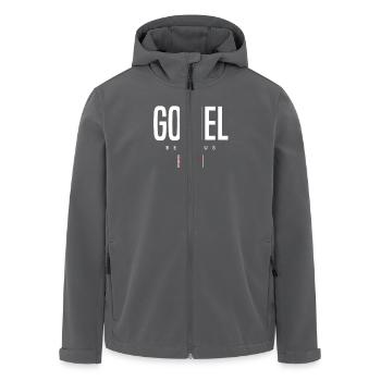 Gomel Belarus Weißrussland - Recycelte Männer Softshell-Jacke von Stanley/Stella - Anthrazit - Vorne - AI Model Male 185 light (185cm)