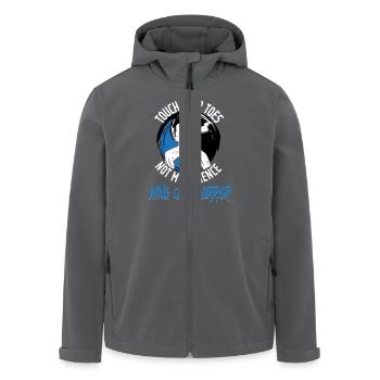 Wing Chun Warrior - Recycelte Männer Softshell-Jacke von Stanley/Stella - Anthrazit - Vorne - AI Model Male 185 light (185cm)