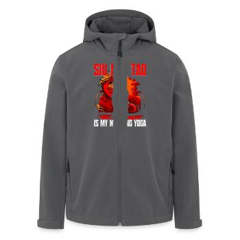 Wing Chun Siu Nim Tao - Recycelte Männer Softshell-Jacke von Stanley/Stella - Anthrazit - Vorne - AI Model Male 185 light (185cm)