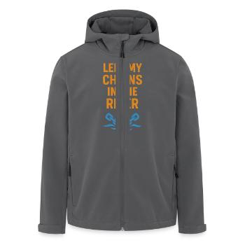 Lass Meine Ketten Im Fluss: Getauft - Recycelte Männer Softshell-Jacke von Stanley/Stella - Anthrazit - Vorne - AI Model Male 185 light (185cm)