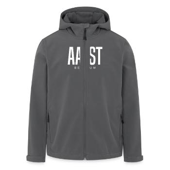 Aalst Belgien - Recycelte Männer Softshell-Jacke von Stanley/Stella - Anthrazit - Vorne - AI Model Male 185 light (185cm)