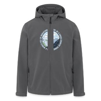 XC Running Cross Country Running - Recycelte Männer Softshell-Jacke von Stanley/Stella - Anthrazit - Vorne - AI Model Male 185 light (185cm)