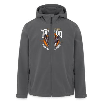 Tattoo Artist Behind Every Great Tattoo Studio - Recycelte Männer Softshell-Jacke von Stanley/Stella - Anthrazit - Vorne - AI Model Male 185 light (185cm)