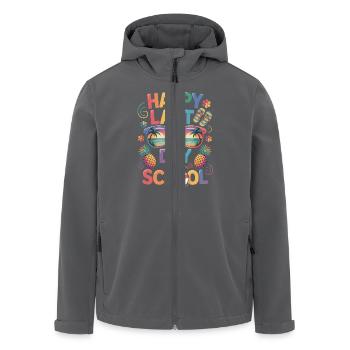 Letzter Schultag Sommerferien Spruch - Recycelte Männer Softshell-Jacke von Stanley/Stella - Anthrazit - Vorne - AI Model Male 185 light (185cm)