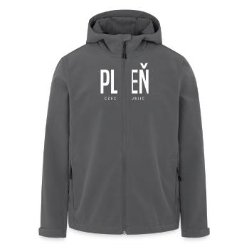 Pilsen Tschechien - Recycelte Männer Softshell-Jacke von Stanley/Stella - Anthrazit - Vorne - AI Model Male 185 light (185cm)